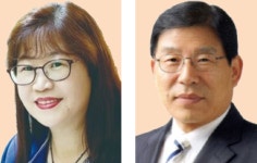 이길남 아동문학가, 김형중 수필가, 교원문학상 수상