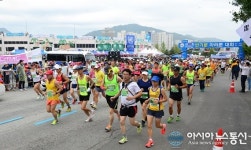 김창원씨, 반기문마라톤대회 우승