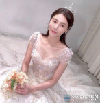 재연배우 주혜지, 웨딩드레스 입은 모습 아찔 "혼혈인가요?" 팬들 궁금증 폭발