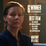 ‘추락의 해부’ 제49회 세자르영화제 작품상 포함 6관왕 쾌거... 최다 수상 화제