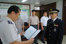 평택署, 신미식 사진작가 명예경찰 위촉식