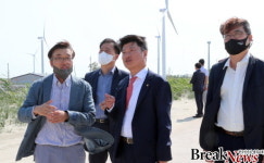 박창환 전남도 정무부지사, e모빌리티·풍력 산업현장 살펴