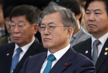 문재인 대통령, 이해진·김택진 등 벤처기업인들과 간담회