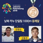 서산시 카누, 남북 단일팀 출전 동메달