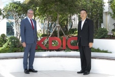 유재훈 예보 사장, 도미니크 라부헤익스 EU SRB 의장 면담