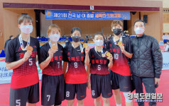 경북도청 세팍타크로팀, 여자 우승.남자 준우승