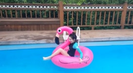 양귀비 `수영복` 각선미 최고! 개그우먼에서 아프리카TV BJ로 변신