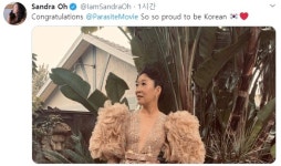 한국계 배우 산드라 오,