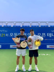 세종시청 신산희, 여수 오픈 테니스 남자복식 준우승