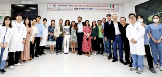 경희대치과병원, 이탈리아 제노바대 교수진에 바이오교정술 연수