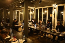 영화 "천벌" 제작스텝 출연배우들 겨울한파 이기고 워크숍진행