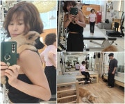 예지원, "엄마와 함께 운동 중" 가족과 함께하는 건강라이프스타일 공개