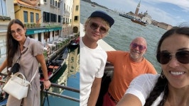 데미 무어, 열애설 상대 연하남과 베니스 여행…정체는 배우 패트릭 힐가트