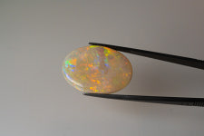 호주산 천연 화이트 오팔 (19.94캐럿) : 레드앤블루젬스