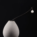 진주 하나 달랑 나무 비녀 혼주 돌잔치 웨딩 전통 한복 머리장식 올림머리 업스타일 반머리 : 아이엘제이