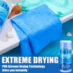 빠른 드라이 타월 샤미 샤모아 천 수영 자동차 건조 다이빙 워터 스포츠 비치 샤워 풀 수영 선수 선물, 13...