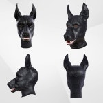 개 후드용 스미티즌 몬스터 마스크 코스프레 코스 Doberman : 라들마켓