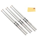 빅 퍼스 시그니처 시리즈 버디 리치 드럼스틱 - 오스틴 바자 광택 천이 포함된 3팩 번들 : 퍼스널쇼핑메이븐