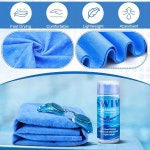 스무스노블티 2팩 수영 샤모아 타월 물 비치 17 샤모아 빠른 샤워 천 자동차 수영 13 건조 선물, 워터 ...