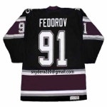 SERGEI FEDOROV 저지 America Mighty Ducks STEVE THOMAS 레트로 아이스 ...