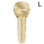 마이크 은박풍선 대 노래방 파티 노래 뮤직 콘서트 응원 전시 가수 댄싱머신 재미있는 소품 대형 벌룬