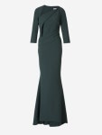 사피아 롱 원피스 D Spruce DARK GREEN DL757 1