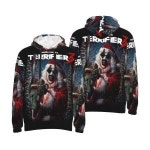 메이헴 메리 긴팔 공포 캉가 크리스마스 셔츠 풀오버 드로스트링 Terrifier 포켓 후디 후드 3 맨투맨 ...