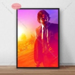 Keanu 포스터 John Wick 영화 스타 배우 아트 캔버스 벽 홈 장식 06 No Frame 01 CH...