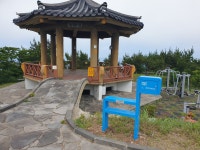장대산 체육기구 2(정상) | 돈대산정상스탬프찍는곳