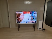 지에프티비 벽걸이티비 tv설치 선없는tv 선정리