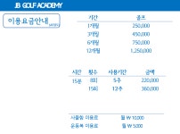 JB골프GDR아카데미