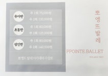 뽀엥뜨아카데미발레교습소 | 뽀엥뜨발레아카데미 발레교습소