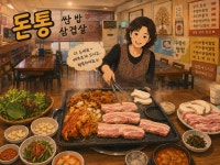 돈내코 통삼겹 금정점 | 돈통쌈밥삼겹살