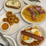 도랏커피 | 있는 도랏맛집입니다⠀ 베이컨 잔뜩 올라간 크리미한 파스타가 너무... 🫨(얘도 추천..)⠀ 커피도 1,500원 혜자라 풀코스로 즐겨도 만원이...