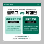 ✔ 공식 블로그 → 장기 신뢰와 브랜딩 ✔ 체험단 → 빠른 후기와 입소문 ✔ 배포 포스팅 → 짧은 기간 검색 확산 모든 방식이 같은 게 아닙니다....