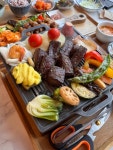 농가의식탁 집 근처라 가깝고 맛있어서 더 좋았던❤ 야채들도 신선하고 음식도 정갈하니 맛있어! #농가의식탁 #포천아이와 #포천애견동반 #포천맛집