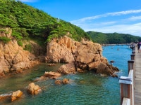 하나개해수욕장🏖️ 해안산책로! 걷기만해도 힐링되는 곳. 바다위를 걷는게 너무 좋았던 하루. #오늘여기클립