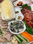 사나포차&죽도니보쌈 | 목포 평화광장 앞! 만세포차로 굴보쌈먹으러 댕겨왔어유❤️ 김치 양념 너무 맛있어서 공기 안시키곤 못베김..