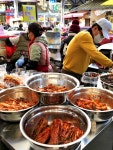 앞 노점 🥬 매운김치 겉절이 청방배추 깻잎 쪽파 부추 대파 등 ✔️ 겉절이 매운배추 쪽파 🔥 매운맛 변경 가능 #서문시장맛집...