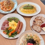 브런치카페, 맘마 파스타와 브런치메뉴 너무 맛나고 옆에 돌아보면 귀여운 강아지들이 있어 웃음가득했던 시간☺️ #오늘여기클립 #맘마...
