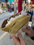신명가떡볶이크레페 | 부평시장에 이렇게 맛있는거 많은지 처음앎!!!진짜 추위에 발벌 떨어 먹어고 너무 행벅했다 팟타이,떡볶이,크레페,어묵김밥,어묵토스트 맛잇는거...