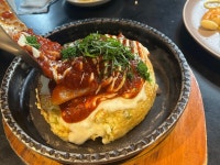 오코노미야키포비연남 | #오늘여기클립 #우와연남점 #오코노미야끼 #시오소바 #홍대맛집