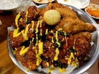 #오늘클립챌린지#명인통닭#치킨#반반치킨
