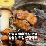 신림역 근처 고기 맛집 찾는다면 신림화로 추천합니다. 명품진삼겹살이랑 육장양념갈매기살 고기 퀄리티가 진짜 미쳤고, 무엇보다 선진포크...