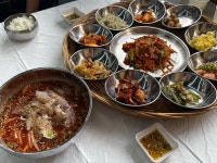 오이시회물회 생선구이 | #오늘클립챌린지#정원회식당#남해#생선구이#물회#맛집!!