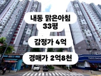 대전 서구 내동 맑은아침 33평 아파트 경매🔥 이번 물건은 2차 경매가가 무려 2억8140만원까지 내려왔습니다! 최근 동일 평형 실거래가는...