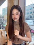 브라운 #염색 도 #청담동미용실 #챠이