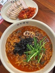 낙지옥 낙지볶음&냉수육&칼국수 전문점 고산점 | 소스를 쫙 머금은 면발 미친 칼국수와 김+낙지+부추 = ❤️ 기대한만큼 마시따,,, 가브리살 수육은 like 솜사탕 입에 넣자마자 사르르 녹아...