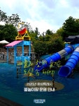 점검으로 휴무이며, 주 1회 수질 검사를 실시하고 매 정시마다 45분 운영 후 15분간 휴식 🚫 복장 규정 및 미운영 체크: 수영복과 수영모...
