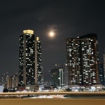 인천대교 송도방향 STA. 0+300 | 🌃 인천대교에서 만나는 송도 야경 #오늘클립챌린지